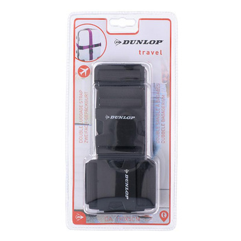 Dunlop - Pasek do zabezpieczenia walizki bagażu dł. 190 cm (czarny)