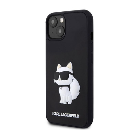 Karl Lagerfeld 3D Rubber NFT Choupette - Coque iPhone 14 (Noir)
