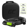 Green Cell - GC EV Type 2 11kW 7m kábel Tesla Model 3 / S / X, Leaf, ZOE, i3, ID, Leaf, ZOE, i3, ID töltéséhez.3, I-Pace, E-Tron, Kona, Ioniq
