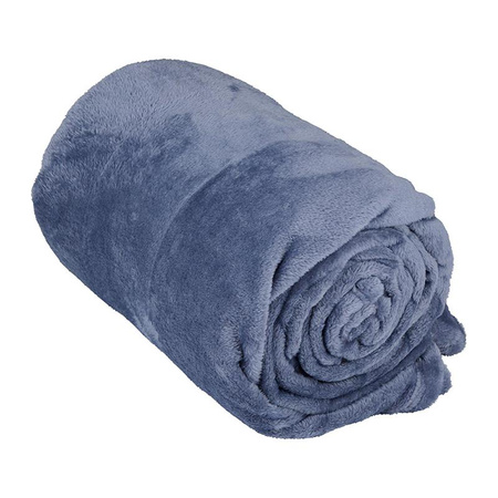 Arti Casa - Couverture en flanelle 200x150cm (bleu)