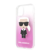 Karl Lagerfeld Iconic Karl Gradient - pouzdro pro iPhone 11 (růžové)