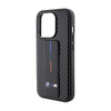 BMW Grip Stand Smooth & Carbon - Etui iPhone 15 Pro (czarny)