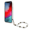 Guess White Pearl Strap - iPhone 12 Pro Max Case (transparent)