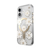 Speck Presidio Lux ClickLock & MagSafe - Case for iPhone 16 (Sunshine Daisies / Clear / Gold)