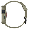 Spigen Rugged Armor Pro - Armband mit Gehäuse für Apple Watch 44/45 mm (Vintage Khaki)