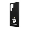 Karl Lagerfeld Silicone NFT Choupette - Samsung Galaxy S23 Ultra Case (black)