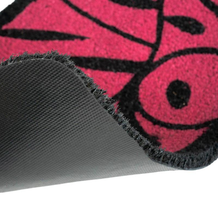 WYCIERACZKA POD DRZWI WEWNĘTRZNA, Kokosowa, z Napisem Pink Floyd, do Butów, 62x38