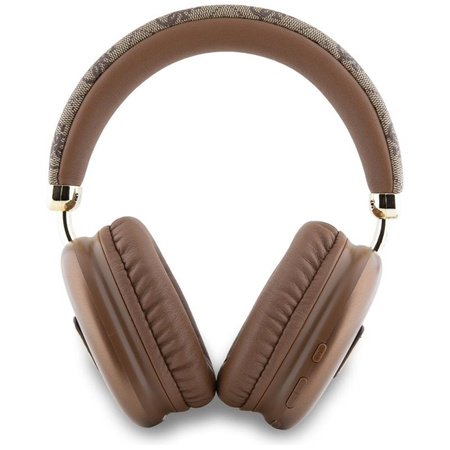 Guess 4G Triangle Logo - Wireless Over-Ear Headphones Bluetooth V5.3 (brown)