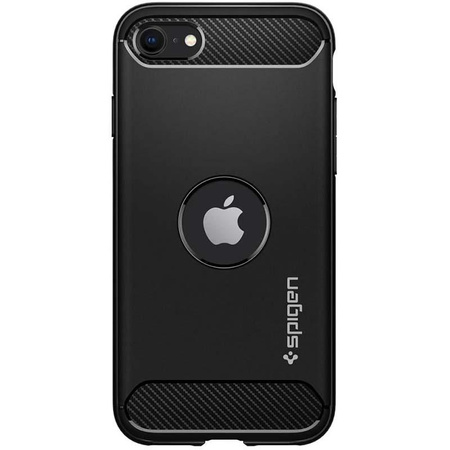 Spigen Rugged Armor - Case iPhone SE 2022 / SE 2020 / 8 / 7 (Black)