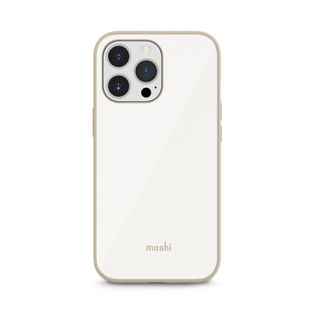 Moshi iGlaze Slim Hardshell Case - pouzdro pro iPhone 13 Pro (systém SnapTo) (perleťově bílé)