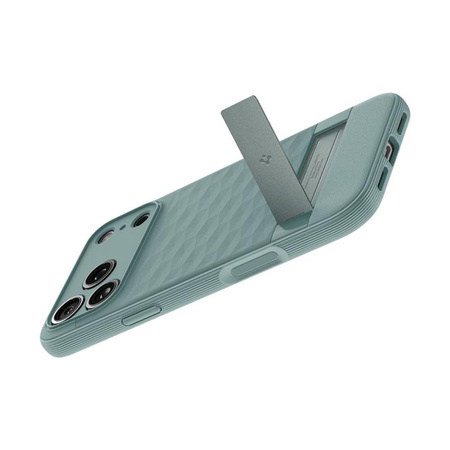 ETUI DO IPHONE 17 PRO do MAGSAFE SPIGEN PARALLAX ORYGINALNE ZIELONE CASE