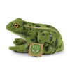 Rappa – Realistisches, grünes Plüschfrosch-Kuscheltier, 19 cm, umweltfreundlich