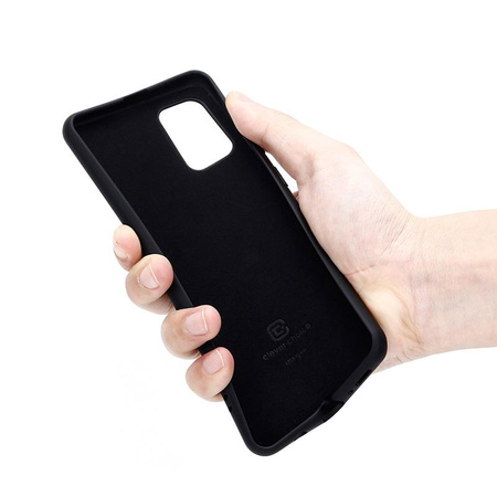 Barevný kryt Crong - pouzdro pro Samsung Galaxy A71 (černé)