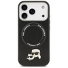 ETUI DO IPHONE 17 PRO do MAGSAFE KARL LAGERFELD ORYGINALNE CZARNE SKÓRZANE