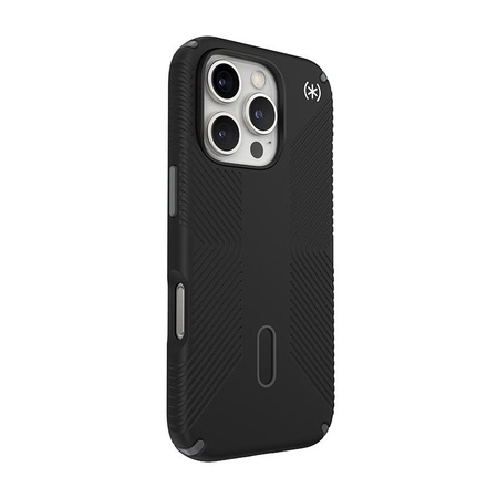 Speck Presidio2 Grip ClickLock & MagSafe - Coque iPhone 16 Pro (Noir / Gris ardoise / Blanc)