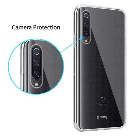 Crong Crystal Slim Cover - Etui Xiaomi Mi 9 (Transparent)