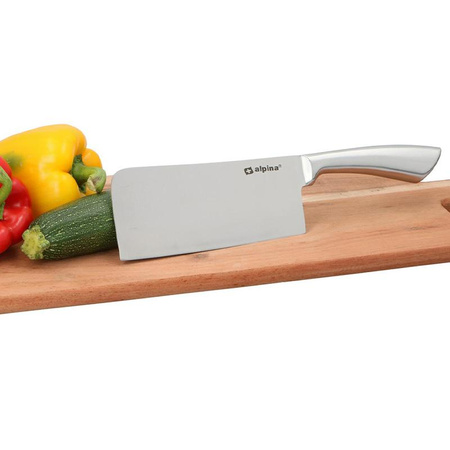 Alpina - Hack- und Zerkleinerungsmesser aus rostfreiem Stahl, 31 cm