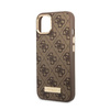 Guess 4G Logo Plate MagSafe - iPhone 13 Tasche (braun)
