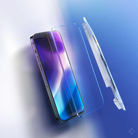 Spigen Glas.TR EZ Fit 2er-Pack - gehärtetes Glas für Apple iPhone 14 Pro 2 Stück