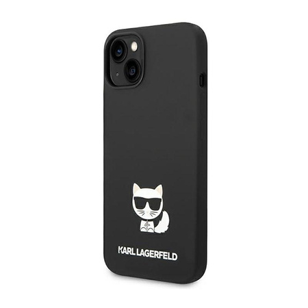 Karl Lagerfeld Choupette Body - Case for iPhone 14 Plus (Black)