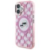 Karl Lagerfeld IML Monogram Karl & Choupette Head MagSafe - iPhone 16 tok (rózsaszín)