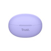 Trust Yavi - Bezdrátová sluchátka do uší TWS Bluetooth s nabíjecím pouzdrem a ENC (fialová)