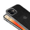 Crong Glitter tok - iPhone 12 Mini tok (átlátszó/ezüst)