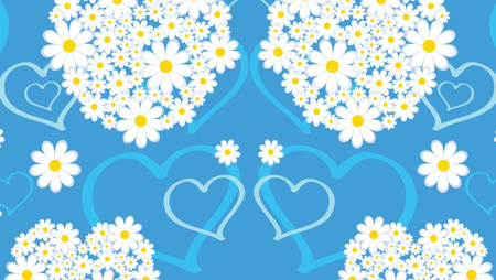 Nexgen Skins with 3D effect for iMac 27" (Hearts and Daisies 3D)
