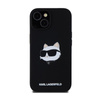 Karl Lagerfeld Silicone Choupette Head MagSafe - pouzdro pro iPhone 15 Plus / 14 Plus (černá)
