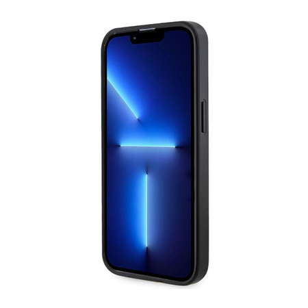 Guess 4G Printed Stripes MagSafe - Schutzhülle für iPhone 13 Pro (Schwarz)