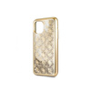 Guess 4G Peony Liquid Glitter - Coque iPhone 11 Pro (Or)
