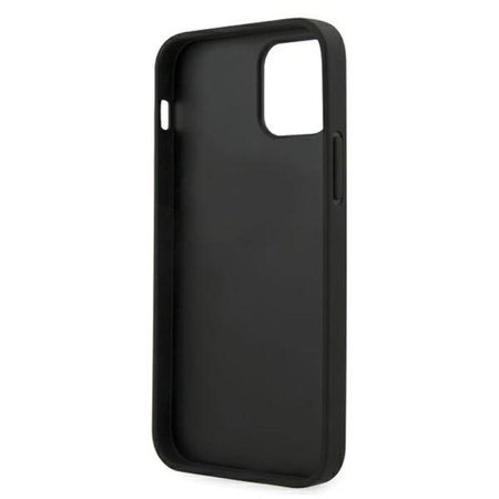 Karl Lagerfeld Saffiano Ikonik Karl`s Head – Etui iPhone 12 Pro Max (czarny)