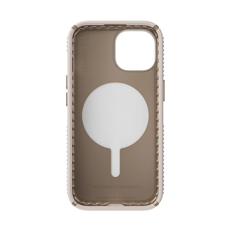 Speck Presidio2 Grip ClickLock & MagSafe - tok iPhone 16e / iPhone 15 / iPhone 14 / iPhone 13 (Bleached Bone / Heirloom Gold / Hazel Brown)