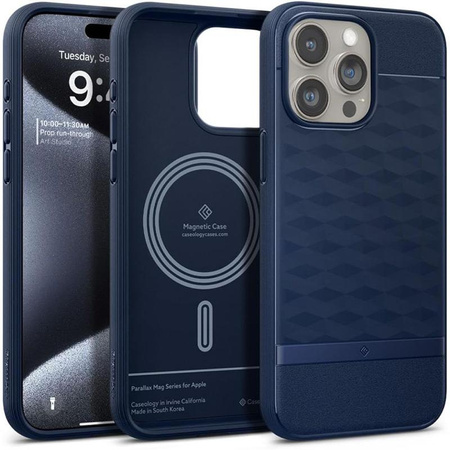 Spigen Caseology Parallax MagSafe - pouzdro pro iPhone 15 Pro (Midnight Blue)