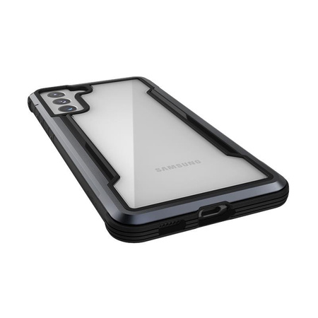 X-Doria Raptic Shield - Etui aluminiowe Samsung Galaxy S21+ (Antimicrobial protection) (Black)