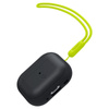 Spigen Silicone Fit Strap - Hülle für Apple AirPods Pro 1 / 2 (Schwarz / Grün)