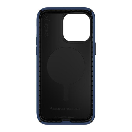 Speck Presidio2 Pro MagSafe - Coque antibactérienne pour iPhone 14 Pro Max (Bleu côtier / Noir / Blanc)