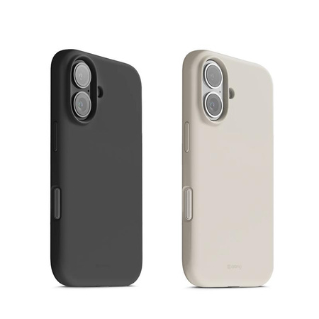 SILIKONOWE ETUI MAGSAFE DO IPHONE 17 Crong BEŻOWE MAGNETYCZNE CASE