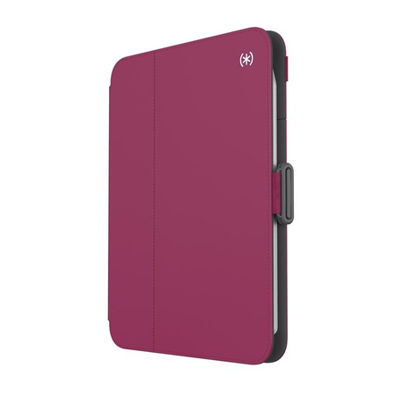 Speck Balance Folio - iPad mini 6 (2021) case with MICROBAN coating (Very Berry Red Slate Grey)