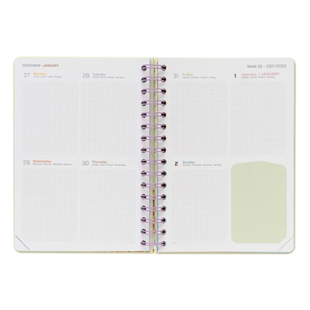 BT21 - Calendrier scolaire 2021/2022 (blanc)