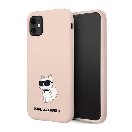 Karl Lagerfeld Silicone NFT Choupette - iPhone 11 Case (pink)