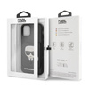 Karl Lagerfeld CardSlot - iPhone 11 Hülle mit Kartenschlitz (Schwarz)