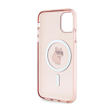 Karl Lagerfeld IML Choupette MagSafe - iPhone 11 Etui (rosa)
