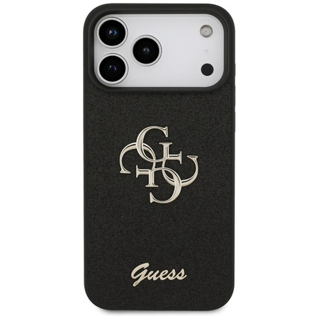 Guess Fixed Glitter Big 4G - Case for iPhone 17 Pro Max (black)