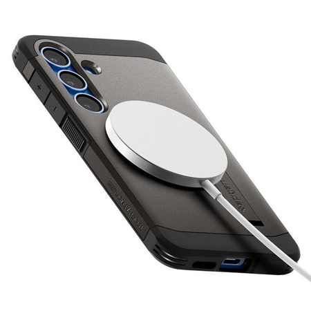 Spigen Tough Armor MagSafe - Case for Samsung Galaxy S25 (Gunmetal)