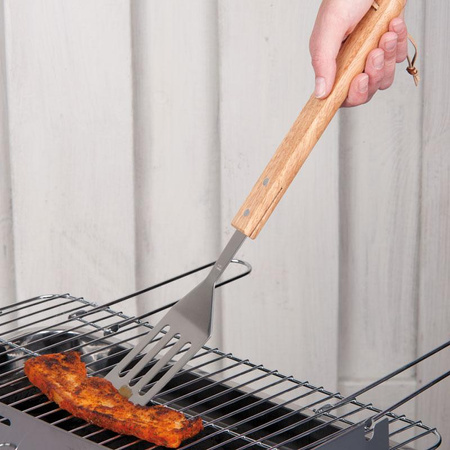 BBQ - barbecue spatula oak handle 41 cm