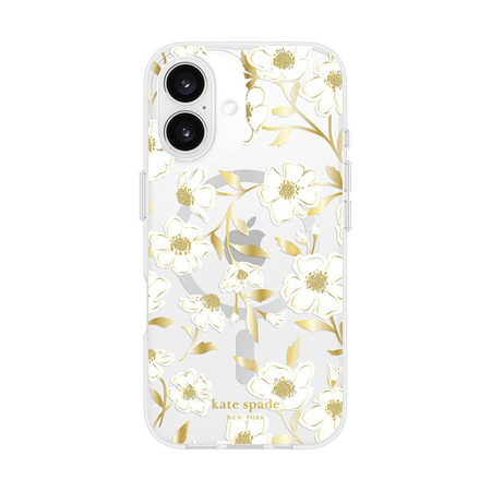 Kate Spade New York Protective Gems MagSafe - étui pour iPhone 16 (Sunshine Floral)