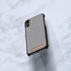 Nordic Elements Saeson Idun - Materiálové pouzdro pro iPhone Xs / X (tmavě hnědý vzor 2)