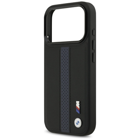 Etui do iPhone 17 Pro MagSafe BMW M Oryginalny Skórzany Niebieski Case
