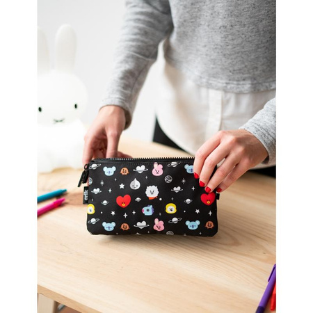 Line Friends BT21 - Trousse à crayons / vanity case avec compartiments